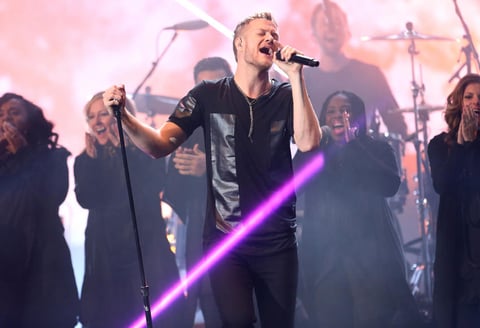 Imagine Dragons también ambientó a los asistentes.
