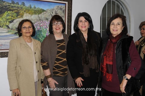 26112014 Claudia, Marilú, Lupita y Alma Rosa.