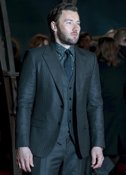 El actor australiano Joel Edgerton atendió a los fotógrafos a su llegada.