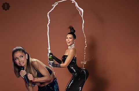 Los memes han recordado la polémica sesión de Kim Kardashian para Paper.