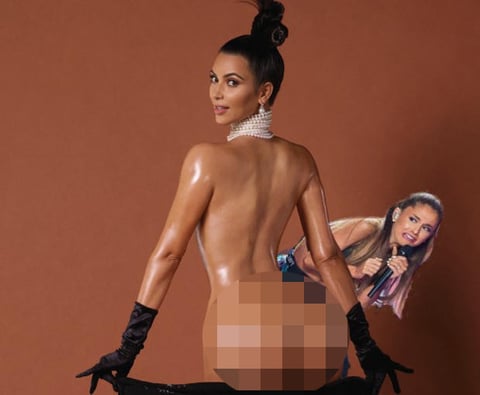 Usuarios de las redes sociales se han burlado con distintos memes del incidente que protagonizó Ariana Grande durante el desfile de Victoria's Secret, donde se asustó al chocar con una modelo y no disimuló su cara de pánico.