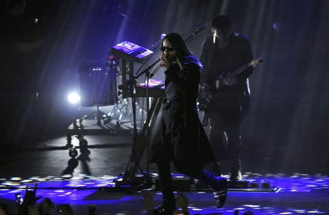 24 de enero | 30 Seconds to Mars. El trío estadounidense Thirty Seconds To Mars entregó su amor a su público de la ciudad de México durante el concierto que ofrecieron en el Palacio de los Deportes.
