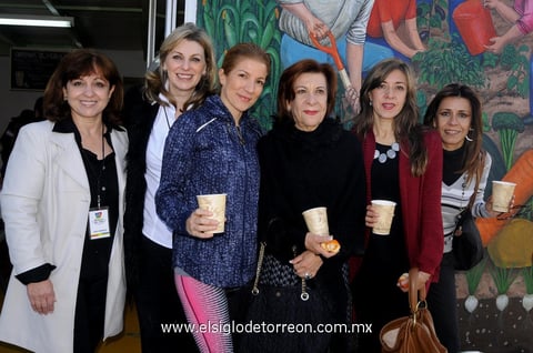 09122014 Adela, Astrid, Jossie, Eva María, Eva y Ana Cristina.