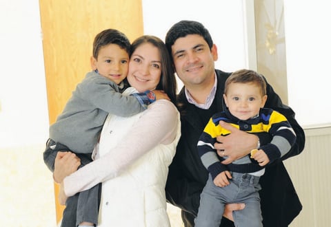 12122014 Daniel, Paty, Daniel y Diego. Mariana y JosÃ© RamÃ³n.