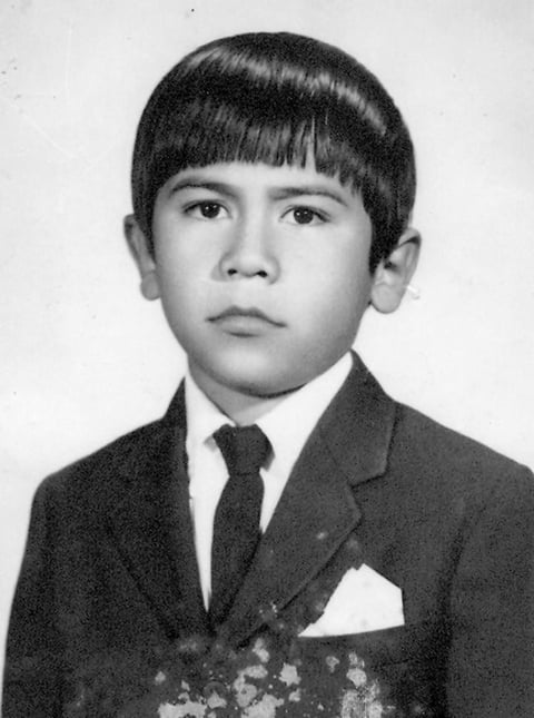 Virgilio Mendoza en 1964. Actualmente, radica en San José, California.