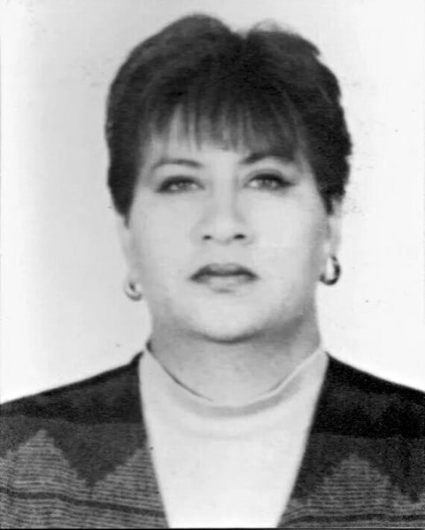 Dra. Adela Mendoza en el año de 1988.