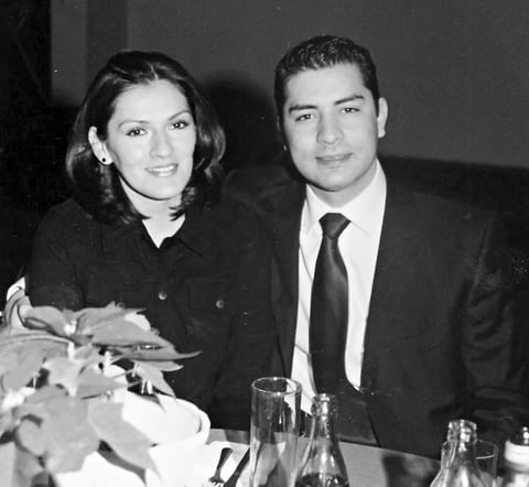 Lic. Laura del Río Peréz y Lic. Iván Lavín López, hace algunos años.