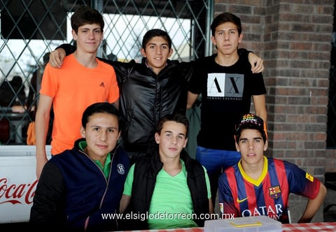 16122014 Diego, José, Luis, Ricardo, Rafael y Luis Mario.