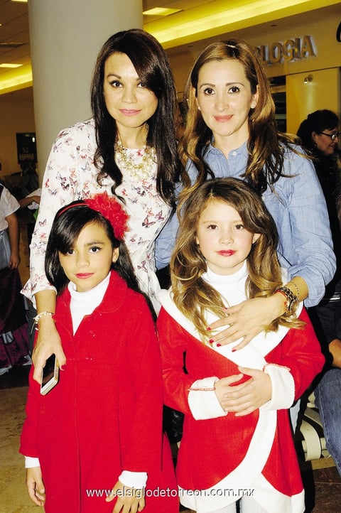 16122014 Betsy, Bárbara, Silvia y Fernanda.