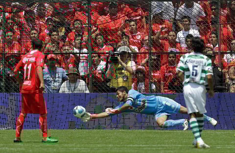 'San Oswaldo' no puedo evitar que Toluca fuera campeón en la tanda de penales en el 2010.