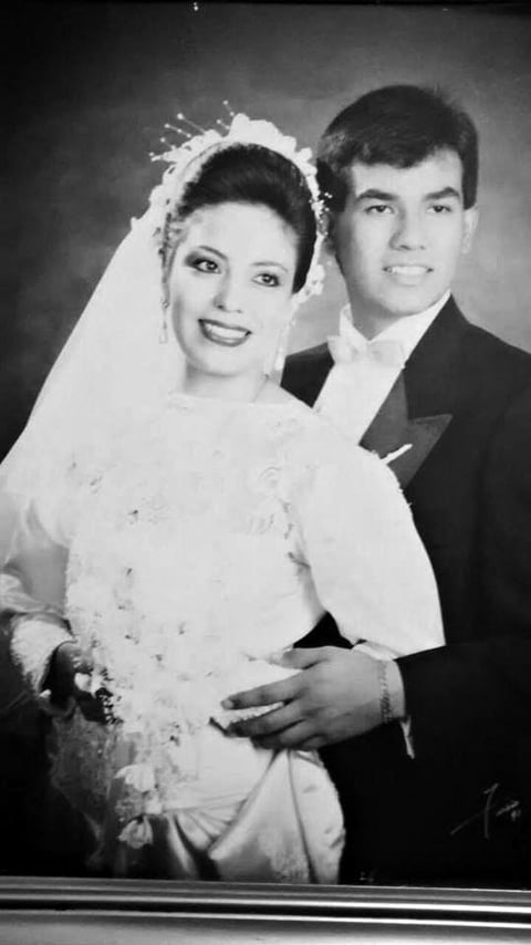 21122014 Srita. Rosario MartÃ­nez el dÃ­a de su boda con el Sr. Carlos FernÃ¡ndez Arellano, el 12 de diciembre de 1969.