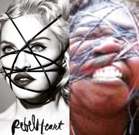Algunos tuiteros se han burlado de la fotografía de la "Reina del Pop".