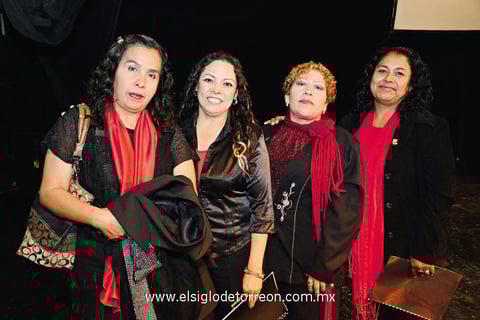 23122014 Gina, Lety, Norma y Sandra.