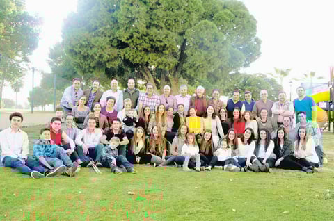 Integrantes de la Familia Von Bertrab.