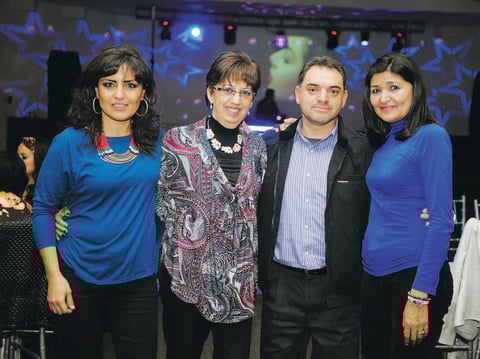 Cristina, Judith, Carlos y Elia.