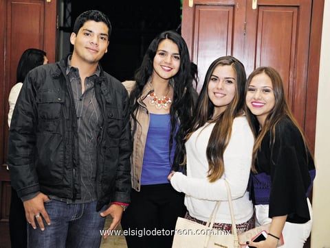 04012015 Andrés, Perla, Sabrina y Graciela.