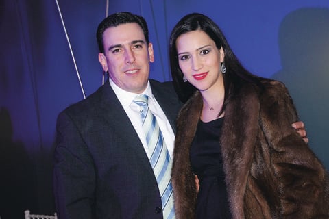 Marcelo y Astrid.