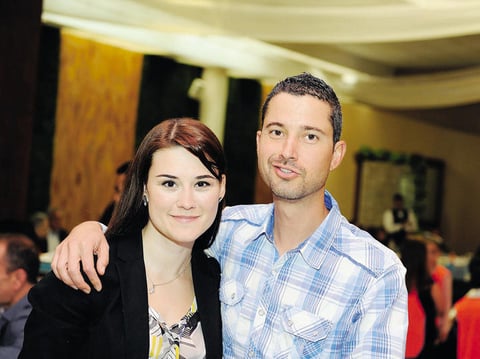 Adriana y David.