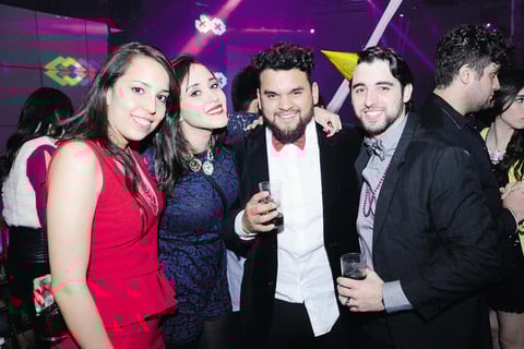 Cecy, Paty, Beto y Juan Carlos.