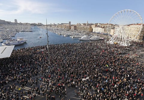 Estas movilizaciones son la antesala a la planeada para el domingo en París.