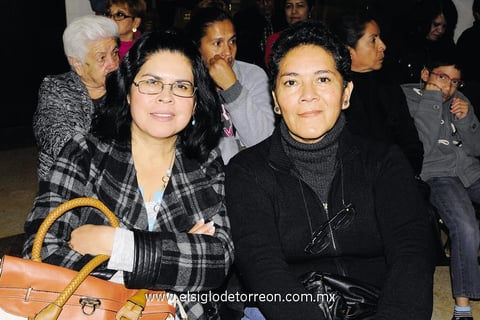 13012015 POSAN PARA LA FOTO.  Bertha Rodríguez y Cecilia Villarreal.