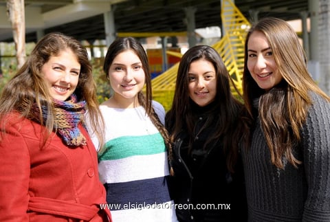 15012015 Lucía, Diana, Alejandra y Jaqueline.