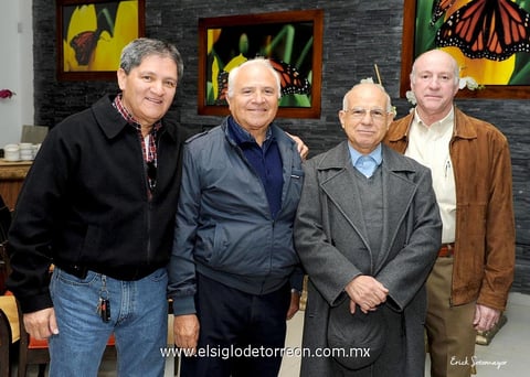 16012015 Jaime Cervantes, Rubén Darío Martínez, Ismael Téllez y Salvador Jalife.