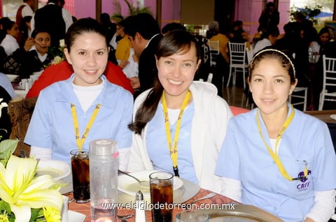16012015 Hortensia Morales, Minerva de Martínez y María Elsa Ramírez.