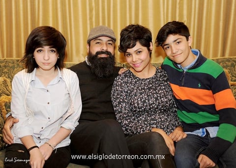 16012015 EN FAMILIA.  Yelilita, Ramón, Yelile y Sebastián disfrutaron de gratos momentos en reciente evento.