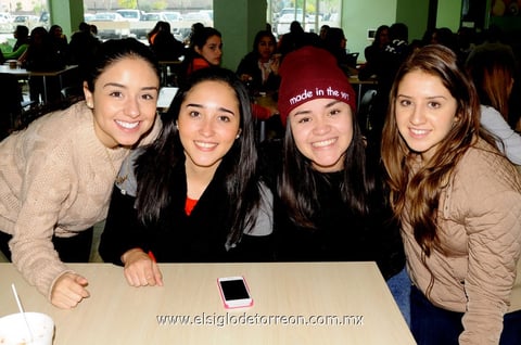 17012015 Sofía, Valeria, Andrea e Itzel.