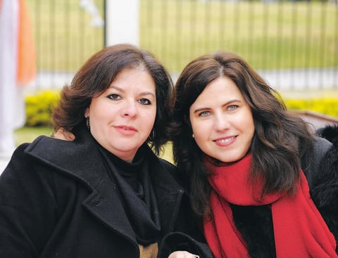 23012015 Laura con su hija Ana Laura. Guille y Susana. Paola con su hija Pau.
