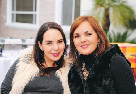 23012015 Laura con su hija Ana Laura. Guille y Susana. Paola con su hija Pau.