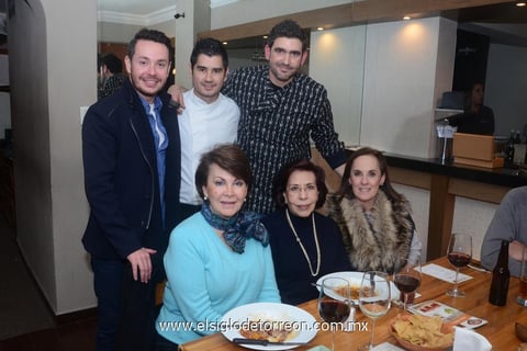 23012015 Yeye, Tere, Leticia, Ángel Zermeño, Oliver y Carlos.