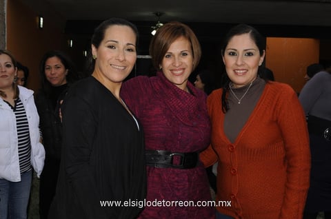 23012015 Marisol Diaz de A., Marisol Aranda de Cardona y Gabriela Saavedra.