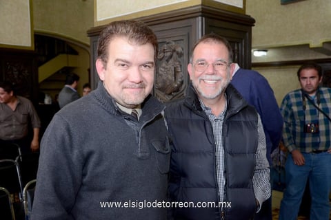 22012015 Manlio Fabio Gómez, Lety Castaño y Verónica Martínez.