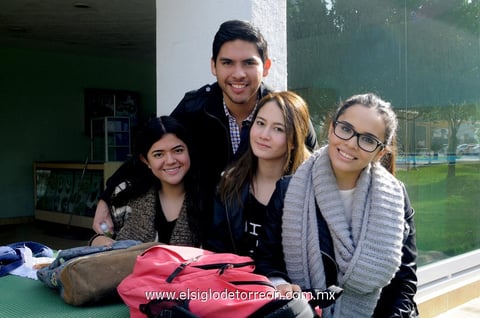 31012015 Samantha, Isabel, Ronaldo y Miranda.