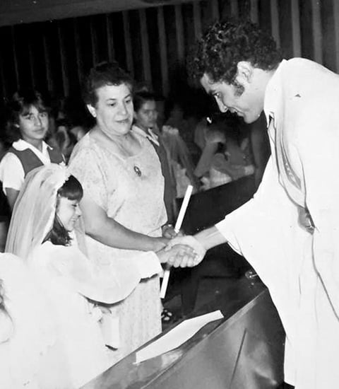 25012015 Martha Luz Castro de la Rosa y Francisco Zamora GÃ³mez en su boda el 15 de enero de 1983 en la Parroquia de Nuestra SeÃ±ora de Guadalupe.