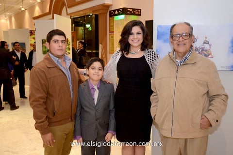 03022015 Julio, Emiliano, Anylu y Julio Alfonso.