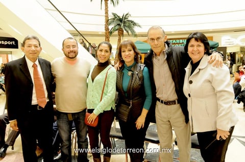 03022015 Germán Palomares, Alfredo Palomares, Maricarmen Adame, Graciela Sánchez, Belarmino Rimada y Gaby Nava.