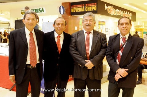 03022015 Germán Palomares, Alfredo Palomares, Eduardo Valdés y Fernando Mireles.