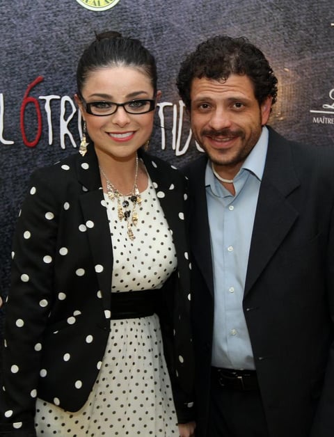 Violeta Isfel acudió acompañada de Archie Balardi.