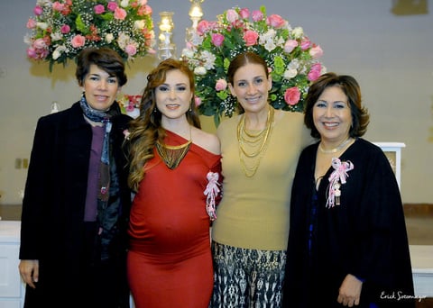 Coco Lazaga, Alejandra, Astrid Casale y Rosario Castro.
