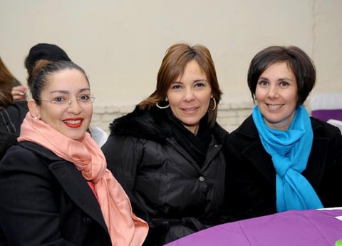 Cristina, Payo y Paty.