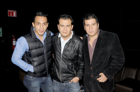 Eduardo Frías, Gerardo Wong y Jorge Luna.