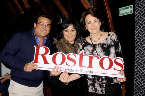 Rafael Pavón, Alejandra de la Peña y Yeye Romo.