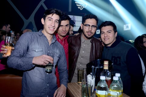 Raúl, Noé, Alejandro y Carlos.