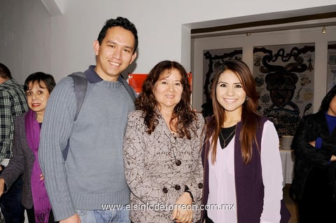 08022015 Miguel Ángel Díaz, Lourdes Magadán y Alejandra Delgado.