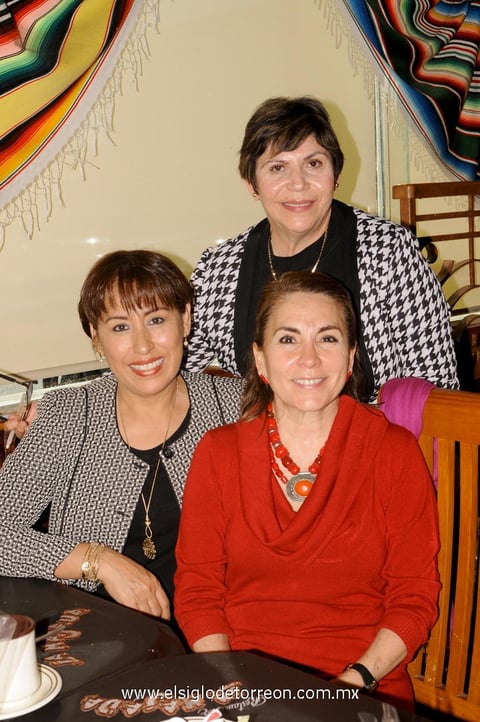 11022015 Sara Alba, Isabela Chávez y Lupita Herrera.