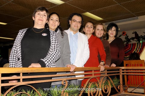 11022015 Silvia Olazábal, Blanca Fernández, Alejandro Aguilera, Sara Alba, Lupita Güereca y Liliana Acuña.