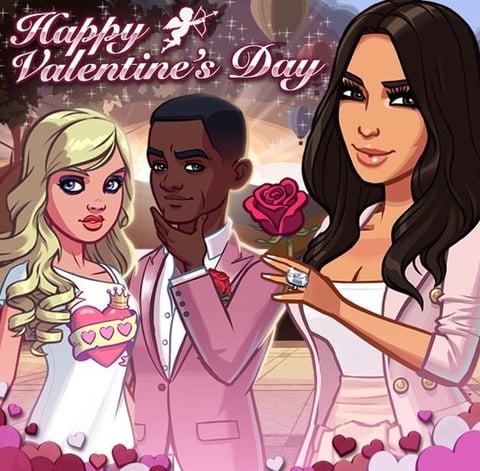 Kim Kardashian compartió un dibujo por medio de su cuenta de Instagram.